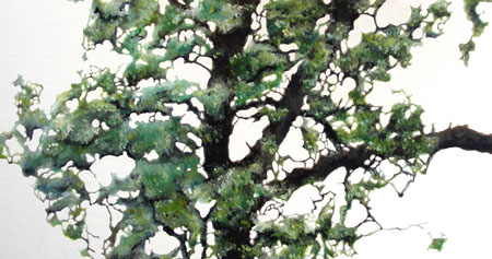 'Tree' Oil and gloss on board 2005