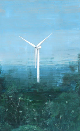 'Wind Catcher' Oil on board  65 x 40 cm 2006