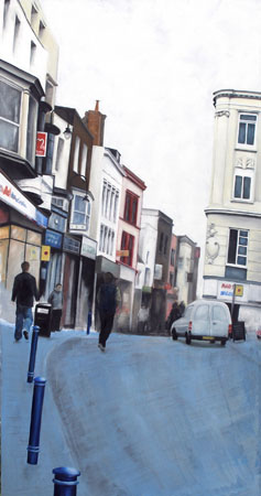 'Harbour Street' oil on canvas 122 x 64 cm 2006