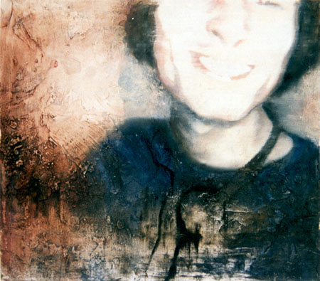 'Tristan' Oil and plaster on board 39 x 45 cm  2003 
