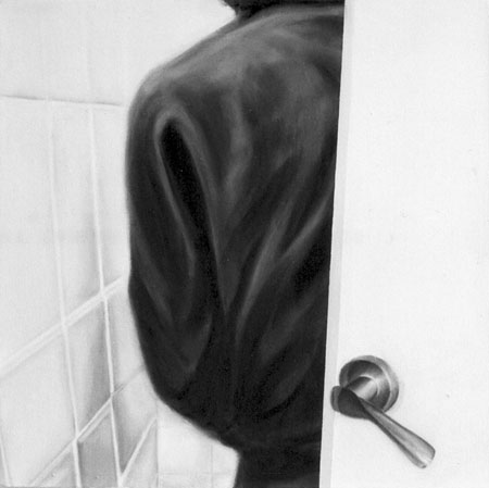 'Escape II' Oil on canvas 41 x 41 cm  2003